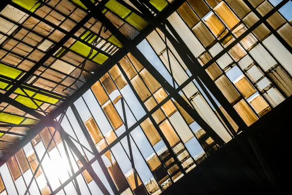 Roof windows of a factory — Stock Photo, Image