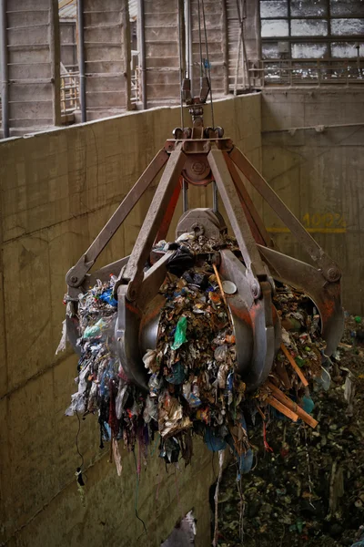 Waste processing plant interior — Stock Photo, Image