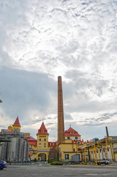 Krajina s industriální architektury — Stock fotografie