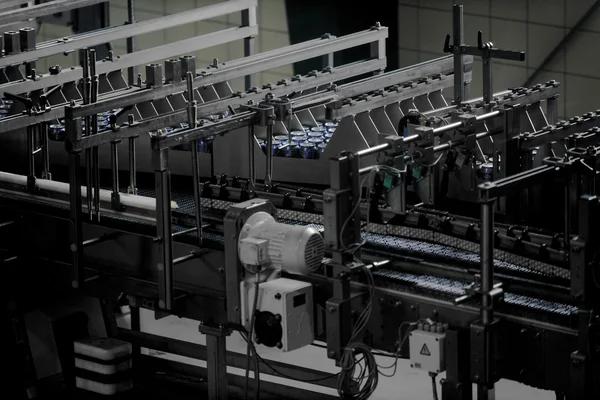 Beer factory interior — Stock Photo, Image