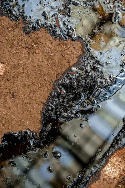 油汚染土壌 — ストック写真
