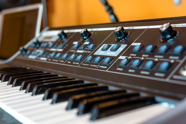 Closeup photo of an audio mixer — Stock Photo, Image