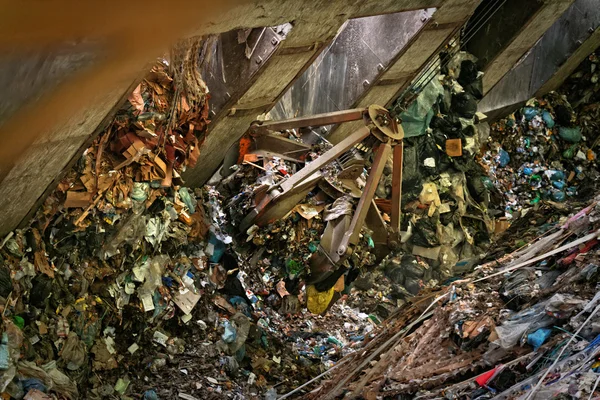 Waste processing plant interior — Stock Photo, Image