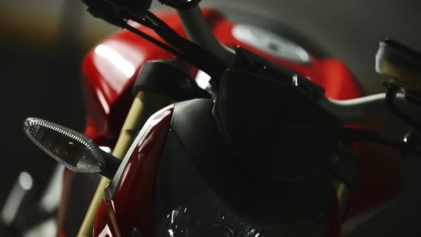 摩托车运动中 — 图库视频影像