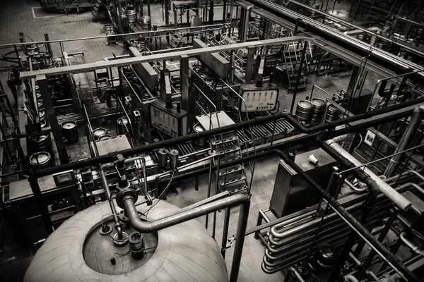 Usine de bière intérieur — Photo