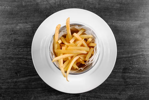 Delicious french fries closeup — Stock Photo, Image