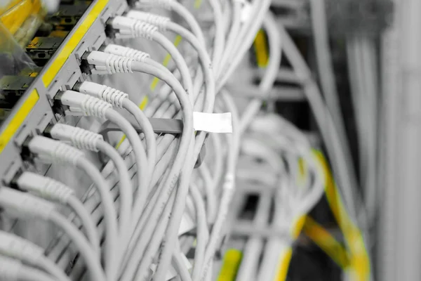 Cavi di rete ad alta tecnologia — Foto Stock