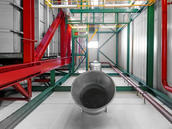 Industrial interior of a power plant — Stock Photo, Image