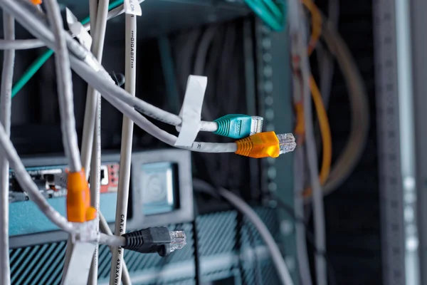 High-Tech-Netzwerkkabel — Stockfoto