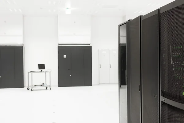 Clean industrial interior of a server room — Stock Photo, Image