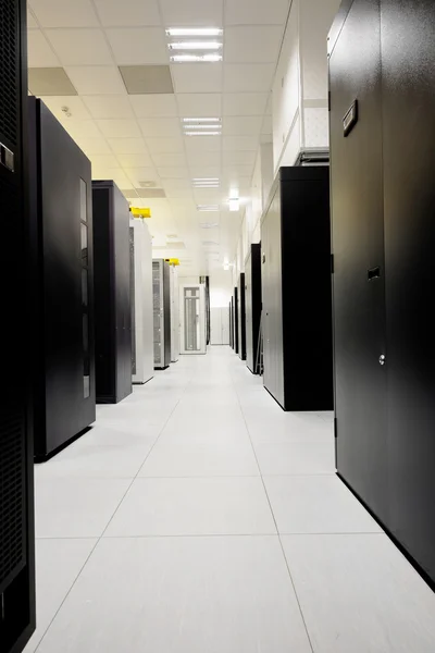 Clean industrial interior of a server room — Stock Photo, Image