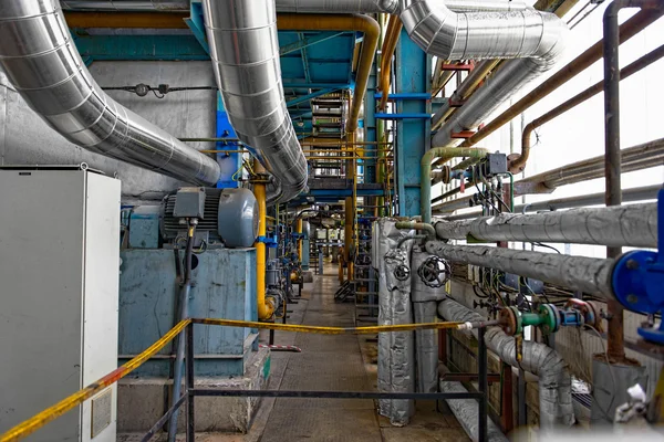 Industrial interior of a power plant — Stock Photo, Image