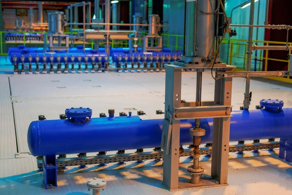 Industrial interior of a generic power plant — Stock Photo, Image