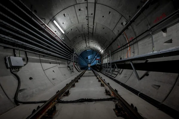 Túnel subterráneo para el metro — Foto de Stock