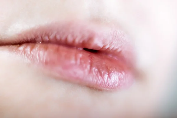 The lips of my beautiful and beloved girlfriend — Stock Photo, Image