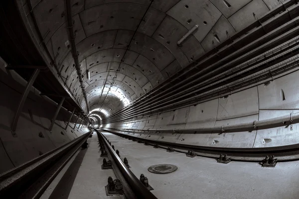 Túnel subterrâneo do metrô — Fotografia de Stock