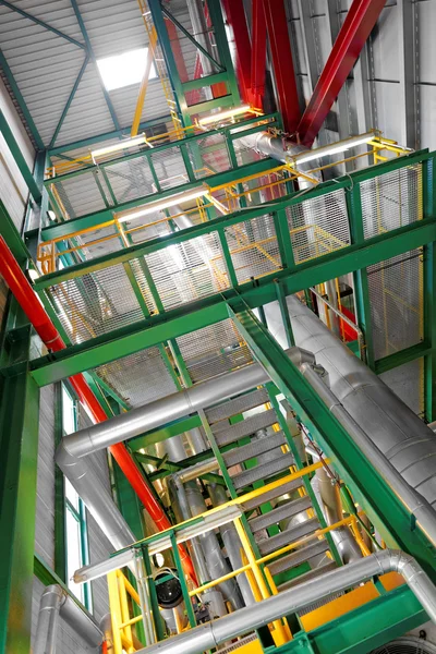 Interior industrial de una central eléctrica —  Fotos de Stock