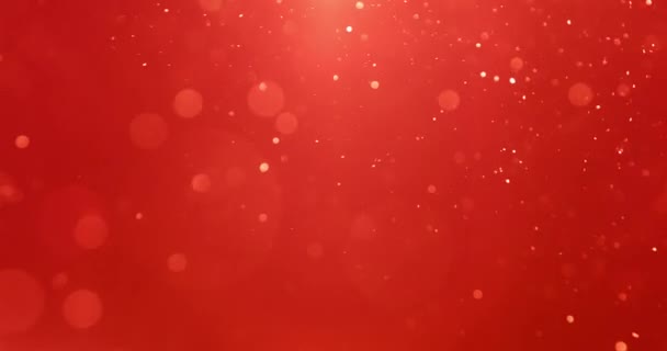 Bokeh particles glitter awards dust gradient abstract background — Stock Video