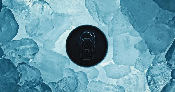 Tin Can Ice Background Texture Closeup — Stock Photo, Image