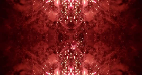 Abstract Fireworks Footage Loopable Slow Motion — Stock Photo, Image