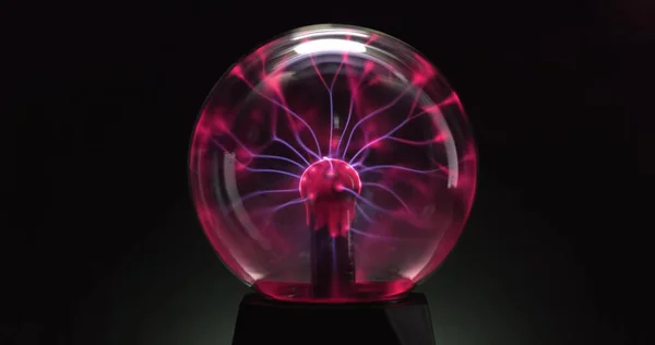 Tesla Coil Glass Sphere Close — Stock Photo, Image