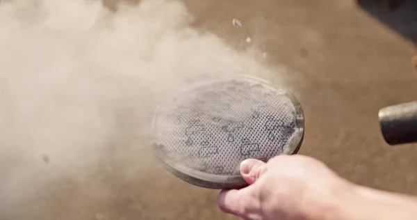 Eliminación Polvo Del Filtro Cerca Imágenes — Foto de Stock