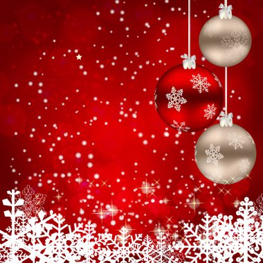 Abstract beauty Christmas and New Year background illust