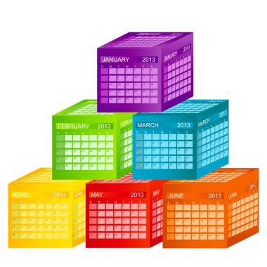 Calendar 2013. Part 1 Illustration