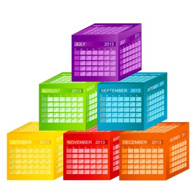 Calendar 2013. Part 2 Illustration