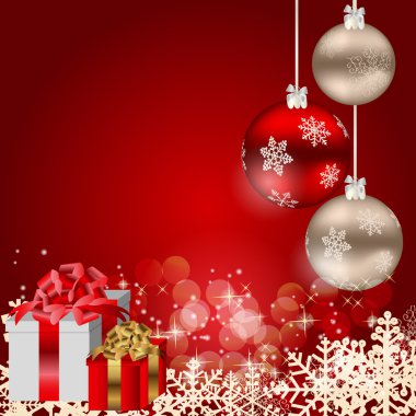 Güzellik Noel ve yeni yıl arka plan.