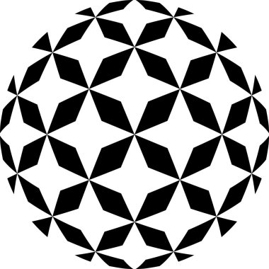 Black and white hypnotic background.