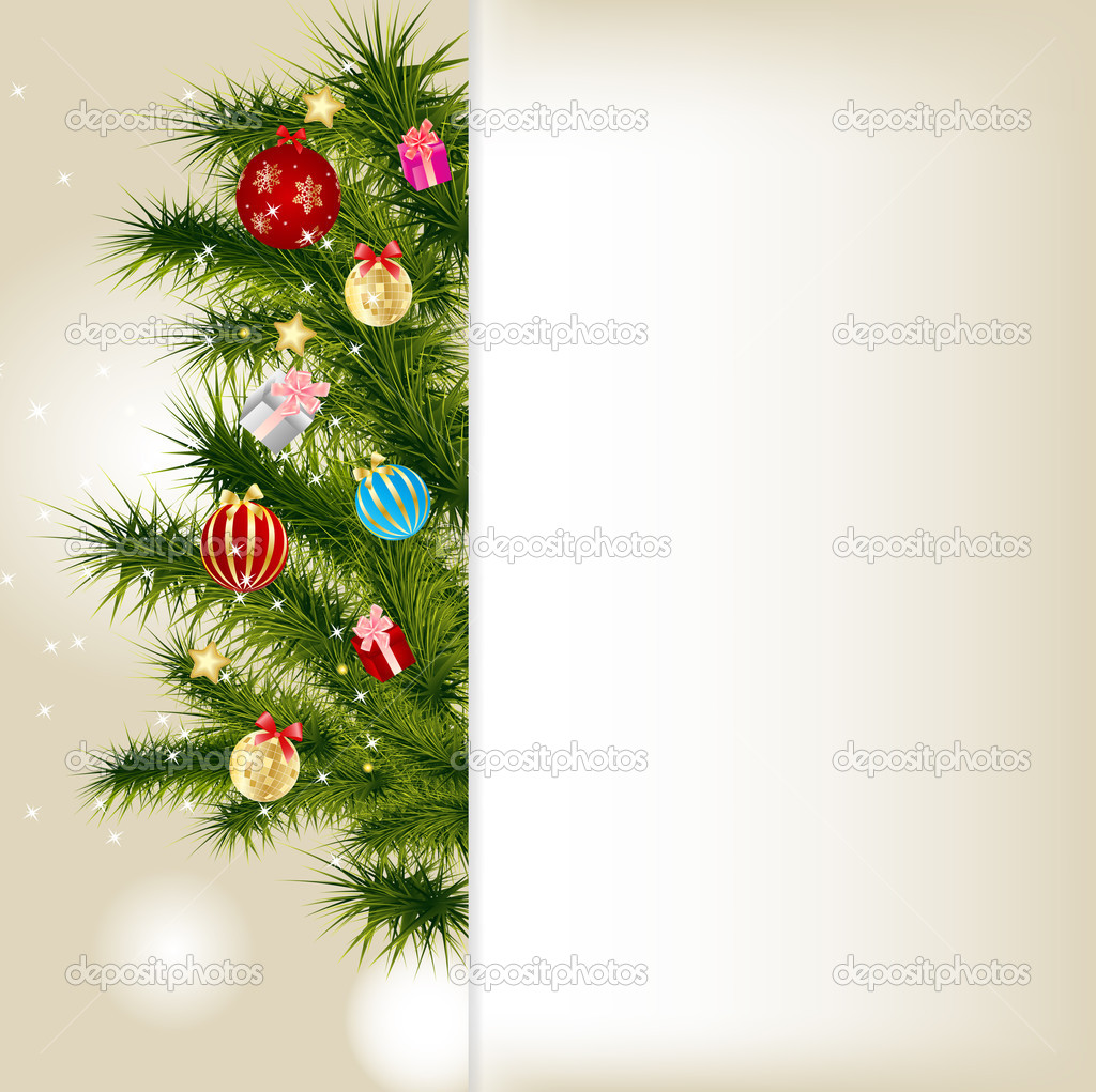 Abstract Beauty Christmas And New Year Background Vector Illust Vector Image By C Yganko Vector Stock
