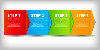 iş süreci iyileştirme grafik kavramı. vektör illustra