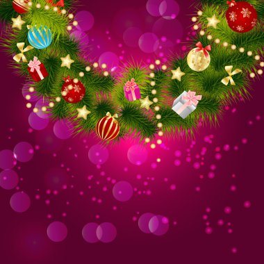 soyut güzellik Noel ve yeni yıl geçmiş. vektör illust