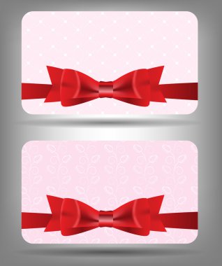 yay ve şerit kartı. vektör çizim