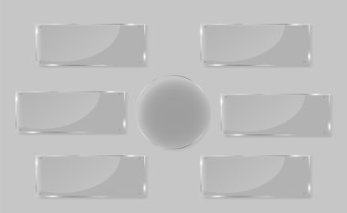 Beyaz kare Sanat Galerisi'nde illüstrasyon vektör