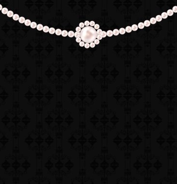 Güzel inci arkaplan vektör illüstrasyonu