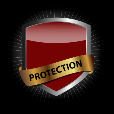 kalkan vektör çizim korumak