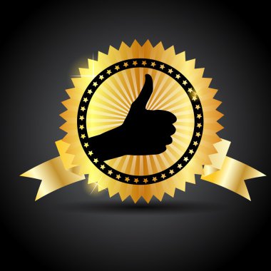 vektör en iyi seçenek etiket kırmızı kurdele ile.