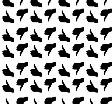 beyaz el sinyal. sorunsuz. vektör çizim. EPS 10.