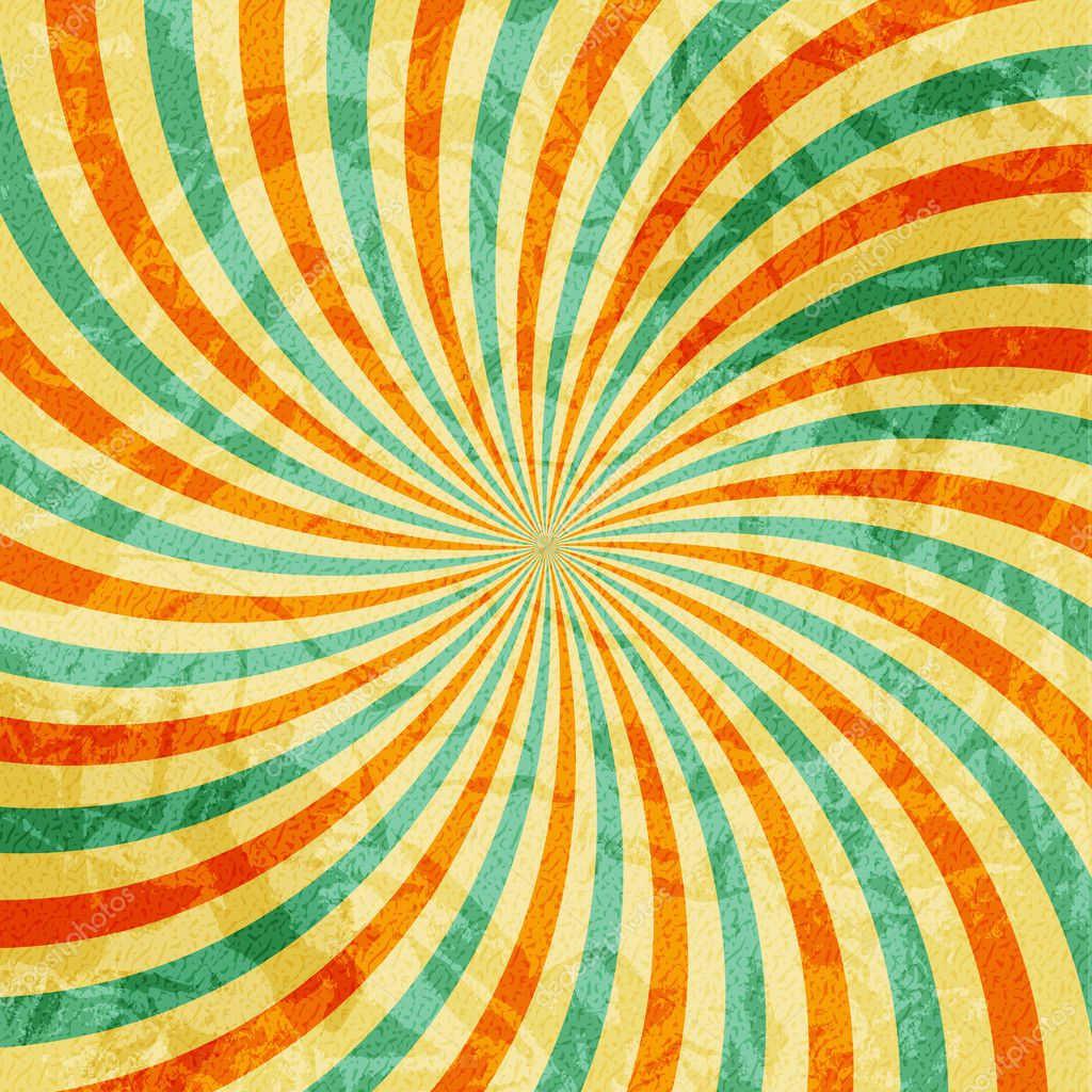 Coffee abstract hypnotic background. vector illustration