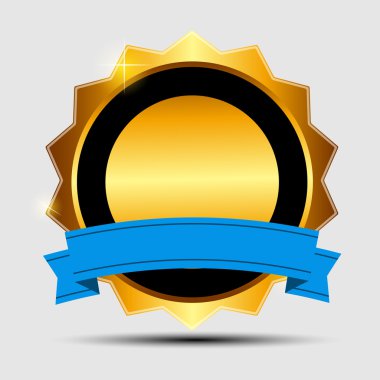 vektör altın işaret, etiket şablon