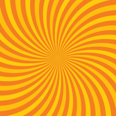 Turuncu hipnotik arka plan. vektör çizim