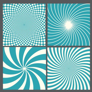 Retro vintage hipnotik arka plan.