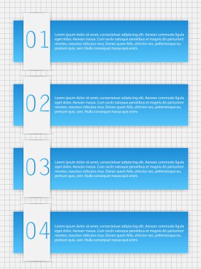 Infographic iş şablonu vektör çizim