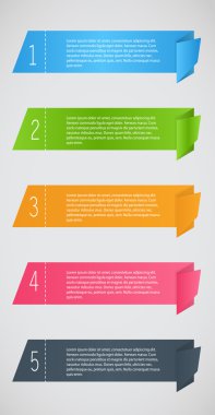 Infographic iş şablonu vektör çizim