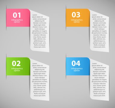 Infographic iş şablonu vektör çizim