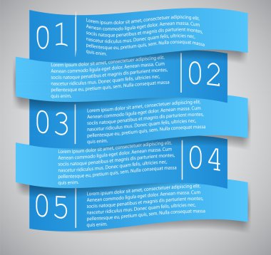 Infographic iş şablonu vektör çizim