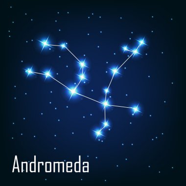 gece gökyüzünde takımyıldızı 