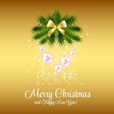 soyut güzellik Noel ve yeni yıl geçmiş. vektör illust